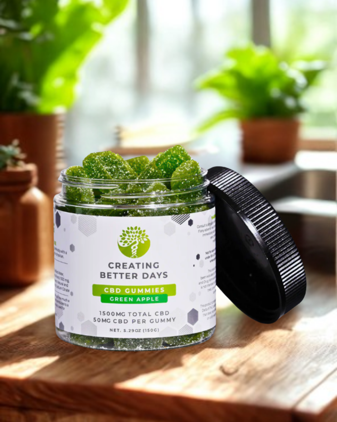 Creating Better Days 1500mg Gummies