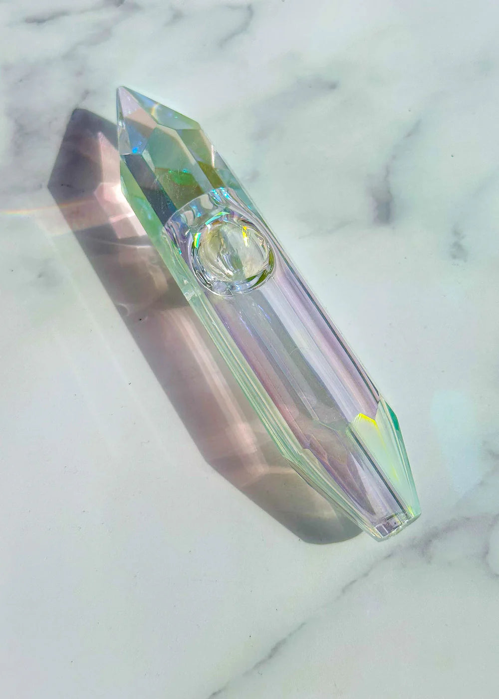 Canna Style - IRIDESCENT CRYSTAL PIPE