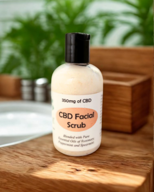 CBD Exfoliating Facial Scrub