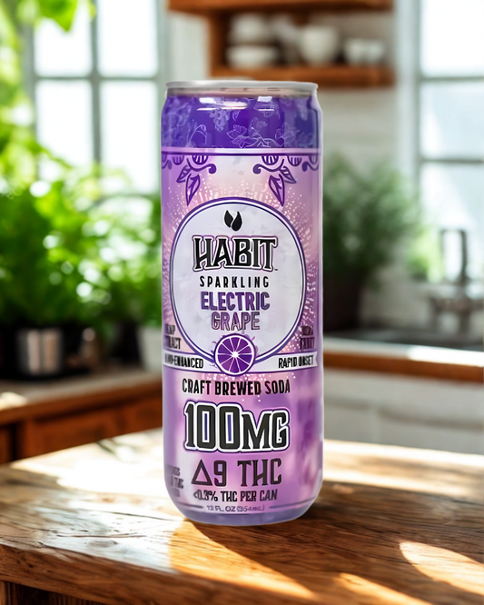 Habit Soda 100mg Soda - Grape