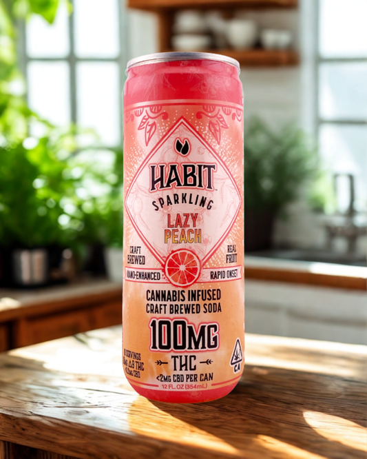 Habit Hemp Soda-100mg-Lazy Peach