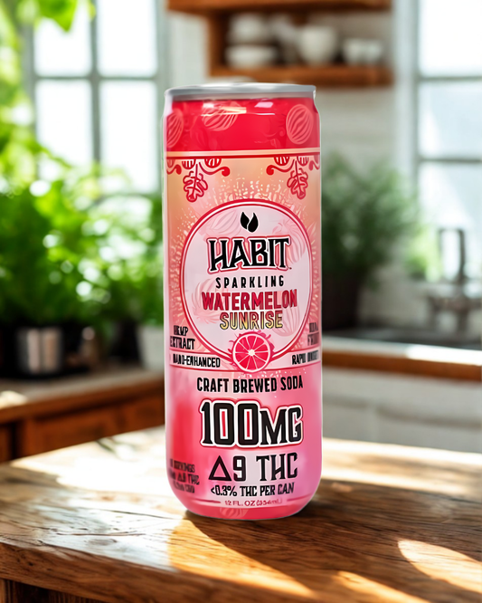 Habit Hemp OG Soda-100mg- Watermelon Sunrise