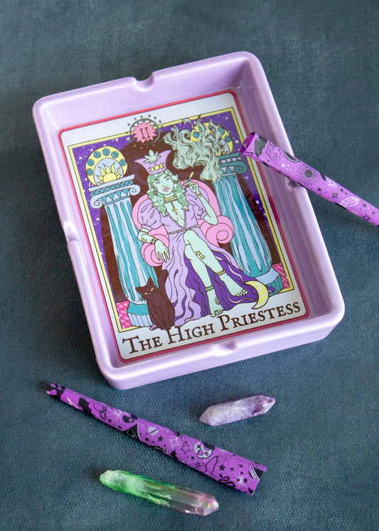 Canna Style - HIGH PRIESTESS TAROT CARD ASHTRAY