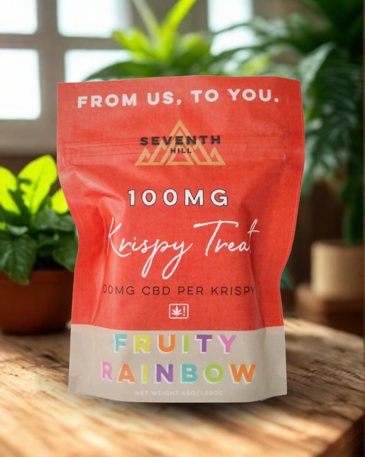 Seventh Hill- CBD Krispy Treat-Fruity Rainbow