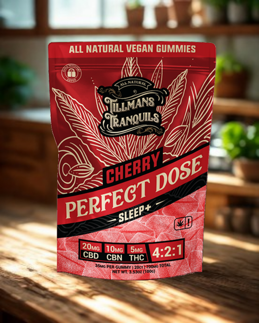Tillmans Tranquils- THC Sleep Cherry Gummies 4:2:1