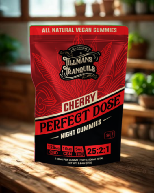 Tillmans Tranqils - THC Cherry 25:1:1 Night Gummies