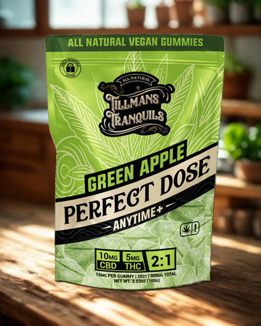 Tillman's Tranquils- Green Apple Anytime Gummies