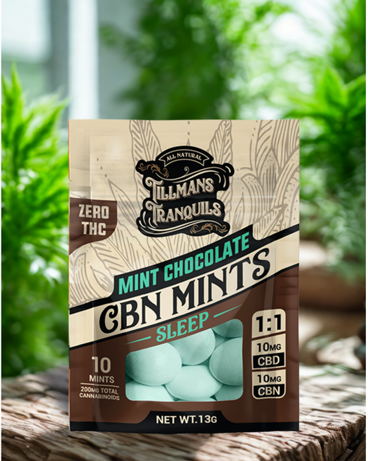 Tillman's Tranquils - Mint Chocolate Sleep CBN Mints