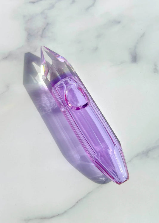 Canna Style - PURPLE CRYSTAL PIPE